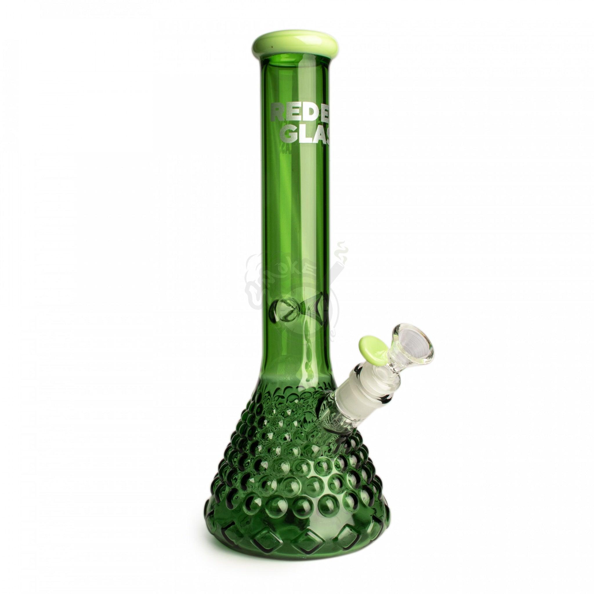 Red Eye Glass 15" Hera Beaker Base Water Pipe (REG078) - SmokeTime