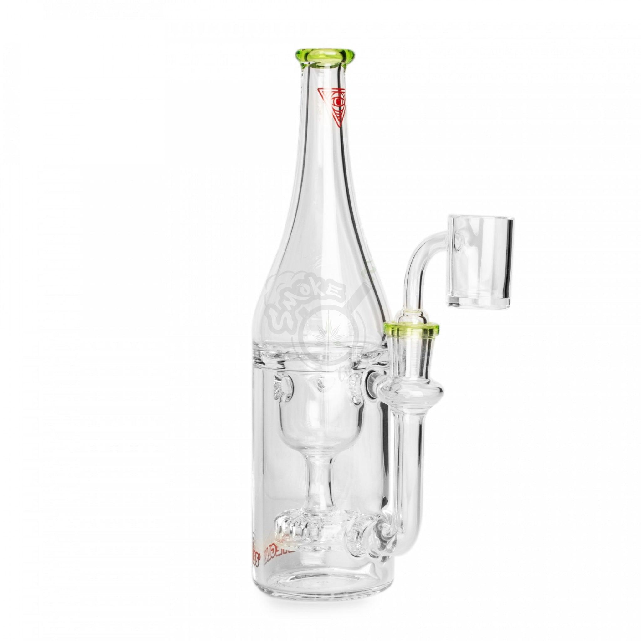 Red Eye Glass 9" Bottle Concentrate Incycler (2417) - SmokeTime