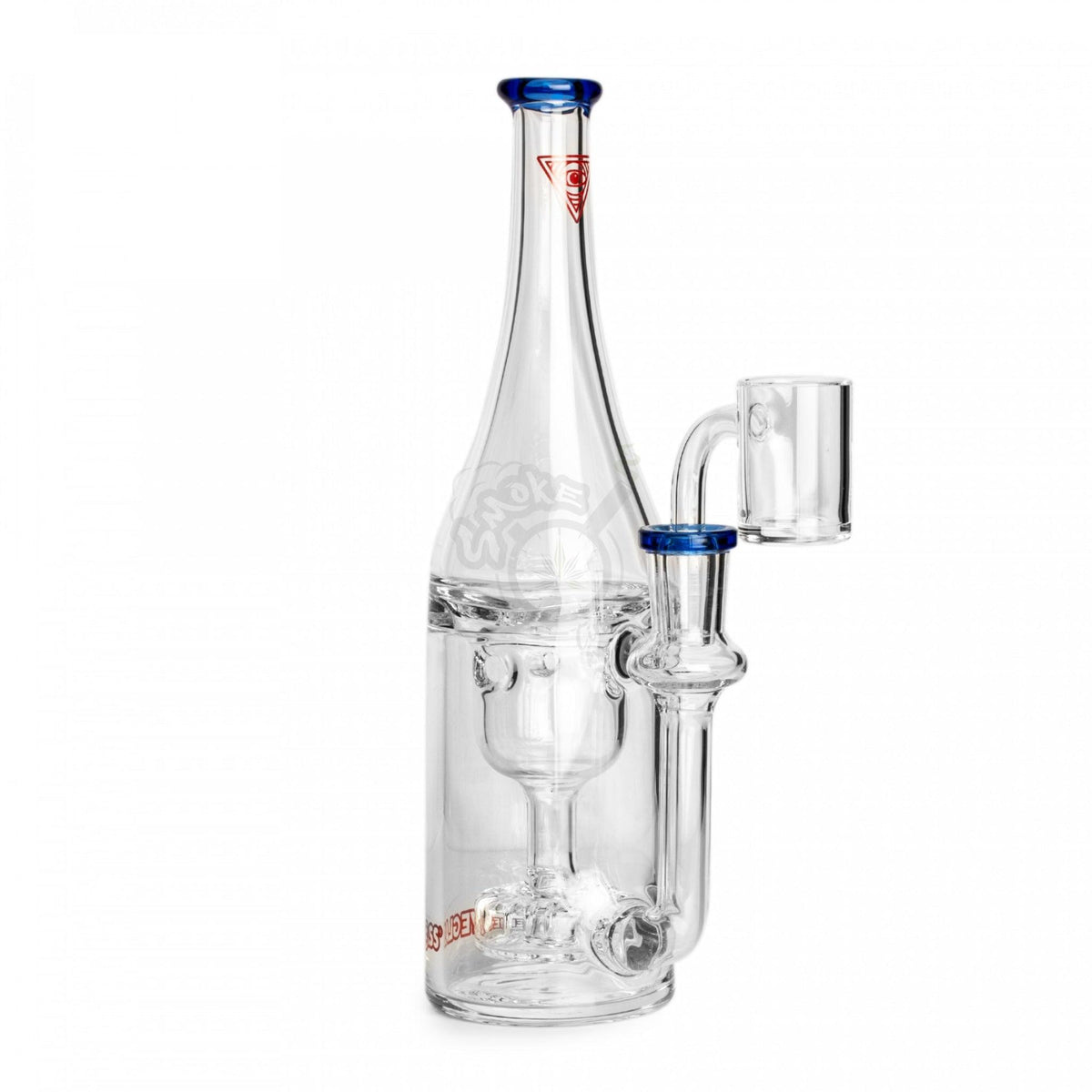 Red Eye Glass 9" Bottle Concentrate Incycler (2417) - SmokeTime