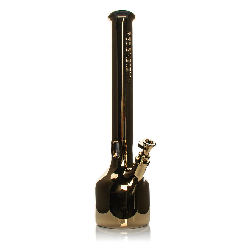 Red Eye Tek -18" 24K Gold Terminator Hex Tube Water Pipe