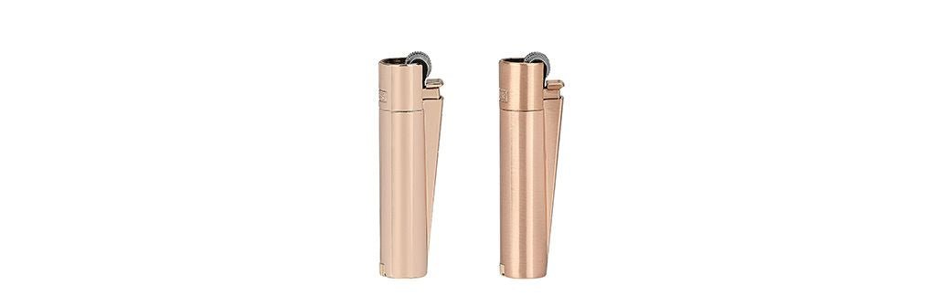 Rose Gold Metal Lighter Clipper - SmokeTime