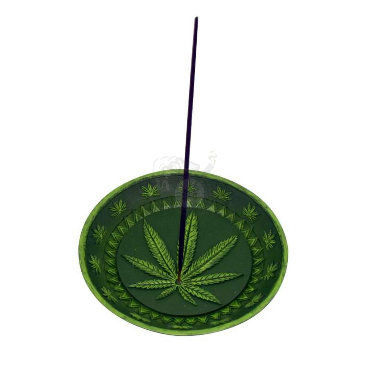 Round Leaf Incense Burner (IB 2848) - SmokeTime