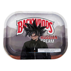 Saiyan Creme Metal Rolling Tray - Small - SmokeTime