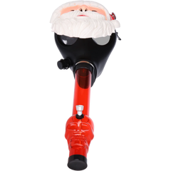 Santa Gas Mask w/ Acyrlic Water Pipe - 10.25"