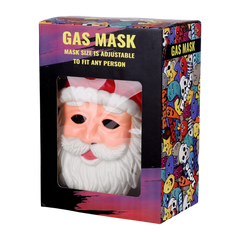Santa Gas Mask w/ Acyrlic Water Pipe - 10.25"