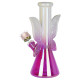 SeshGear Flowering Fairytales Beaker Glass Water Pipe | 8.75" | 14mm F