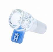 Hoss Bowl Square Handle Screen Bowl with Color Accents    14mm