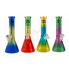 Tri-Color OG Beaker Bong - SmokeTime