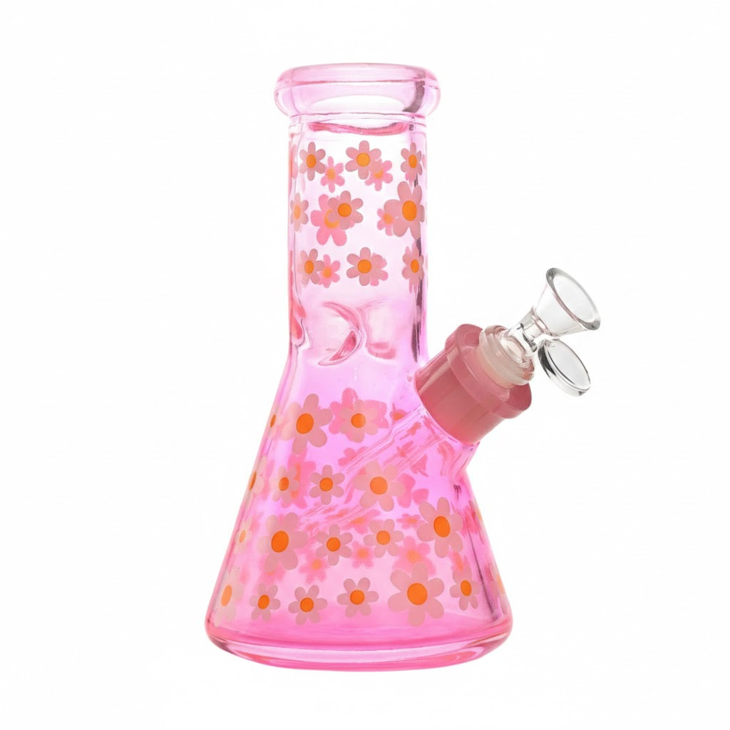 8" Daisy Dream Glass Bong