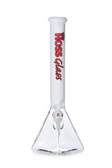 18" Hoss Glass Pyramid Beaker Half Colored