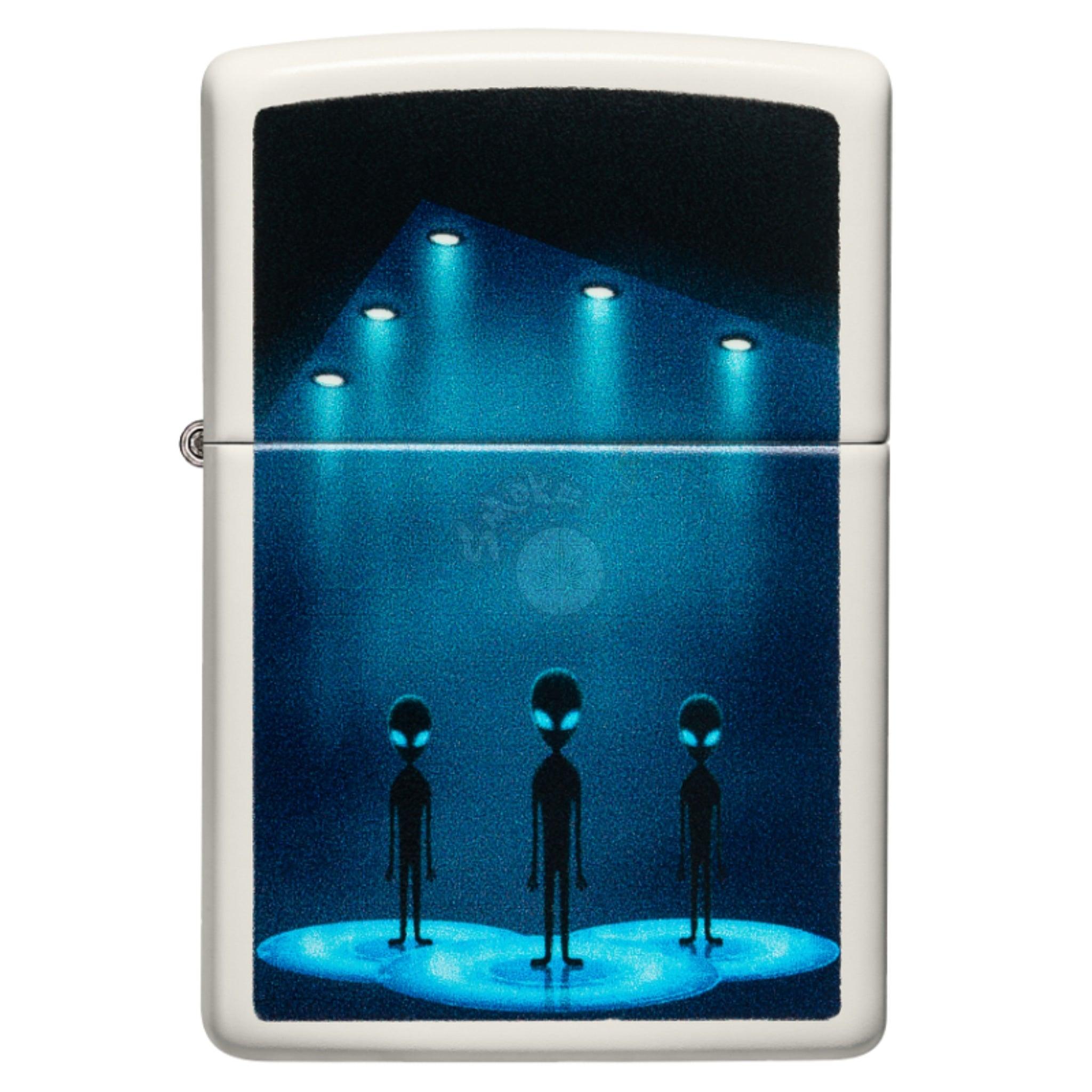 Zippo Aliens Design (Glow In The Dark) - SmokeTime