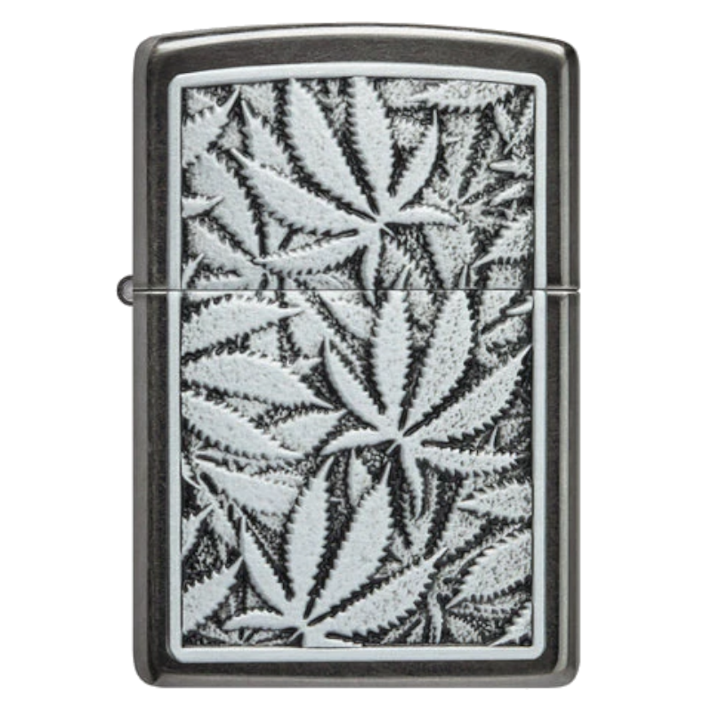 ZIPPO CANNABIS EMBLEM DESIGN