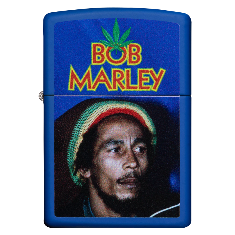 ZIPPO ROYAL BLUE MATTE BOB MARLEY